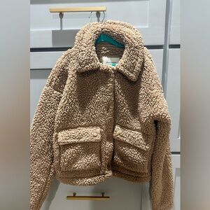 Abercrombie Kids Teddy Bear Jacket Size 11/12